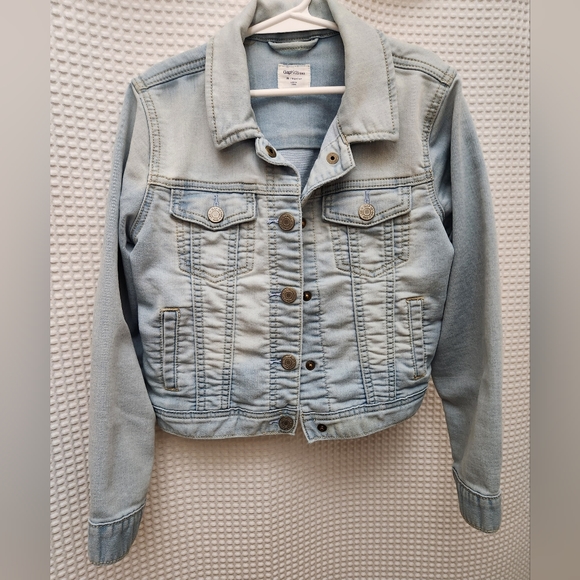 GAP Vintage Light Wash Jean Jacket, Girls' Size M(8/9) - Picture 5 of 7